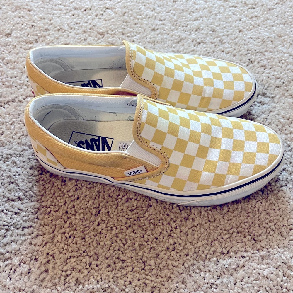 Checkered Vans - Great Condition